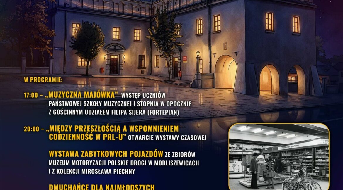 Zapraszamy na Noc Muzeów 2026