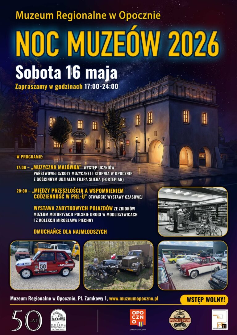 Zapraszamy na Noc Muzeów 2026